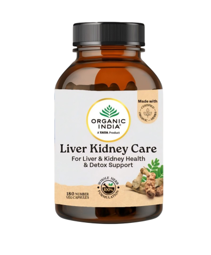 Ливер-Кидни Кеа - забота о печени и почках (Liver-Kidney Care), 60 кап. Organic India Ливер-Кидни Кеа - забота о печени и почках (Liver-Kidney Care), 60 кап. Organic India